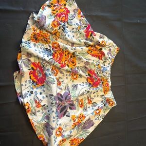 Foral cotton stretchy skirt size XS